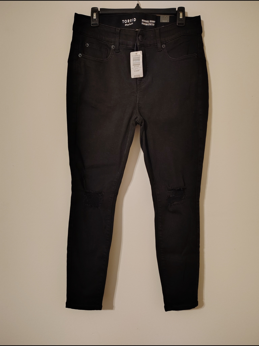 Torrid Black High-Rise Skinny Jeans